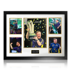 Luke Littler Signed World Champion Image Premium Frame