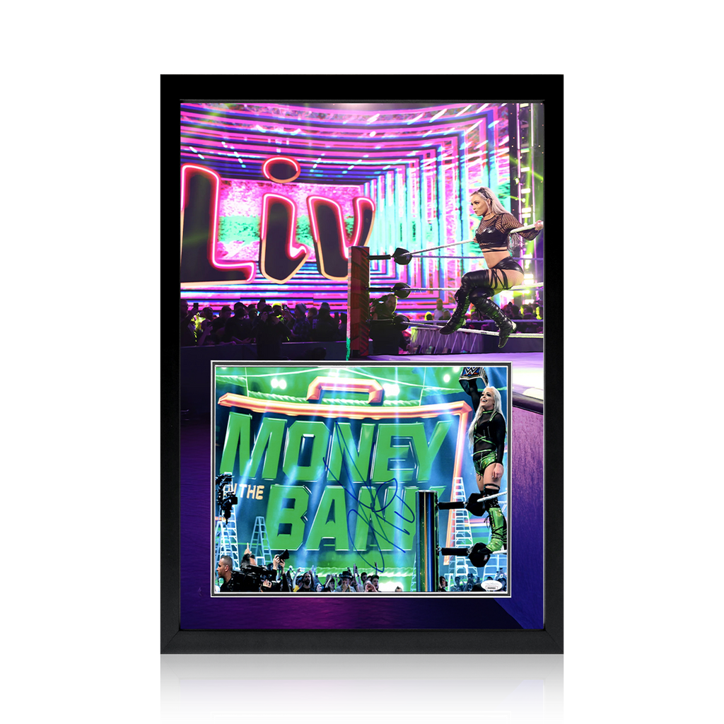 Liv Morgan Signed Image Iconic Frame (JSA)