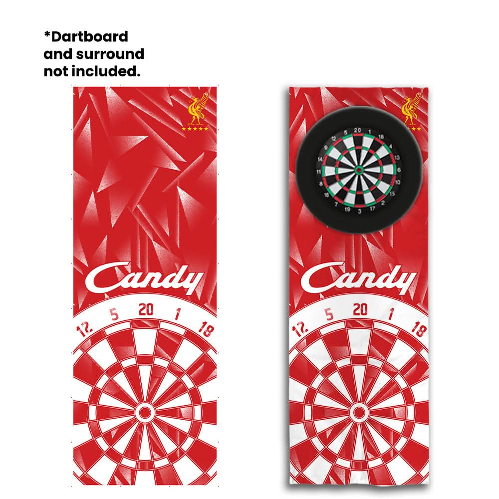 Liverpool Retro - 1989 Home - Personalised Darts Wall Banner - Two Sizes [COLLECTIVE]
