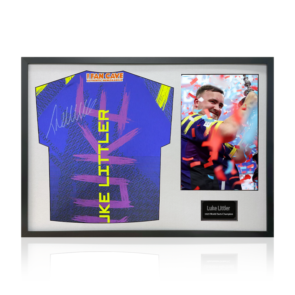 Luke Littler Signed 25/26 Shirt Classic Frame.