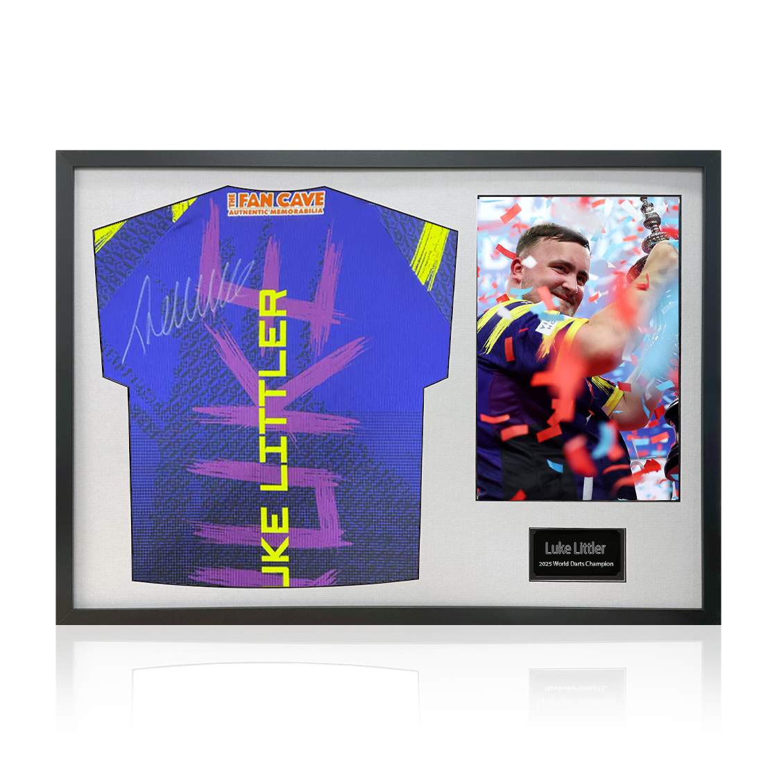 Luke Littler Signed 25/26 Shirt Classic Frame.