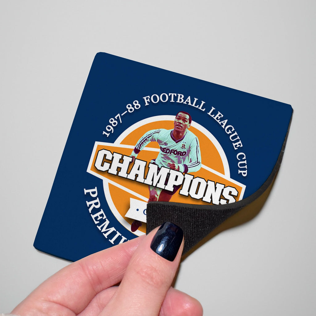 Luton League Cup - Football Coaster - Square Or Circle