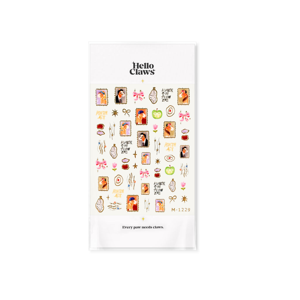 Hello Claws | World Famous Paintings Nail Deco Sticker