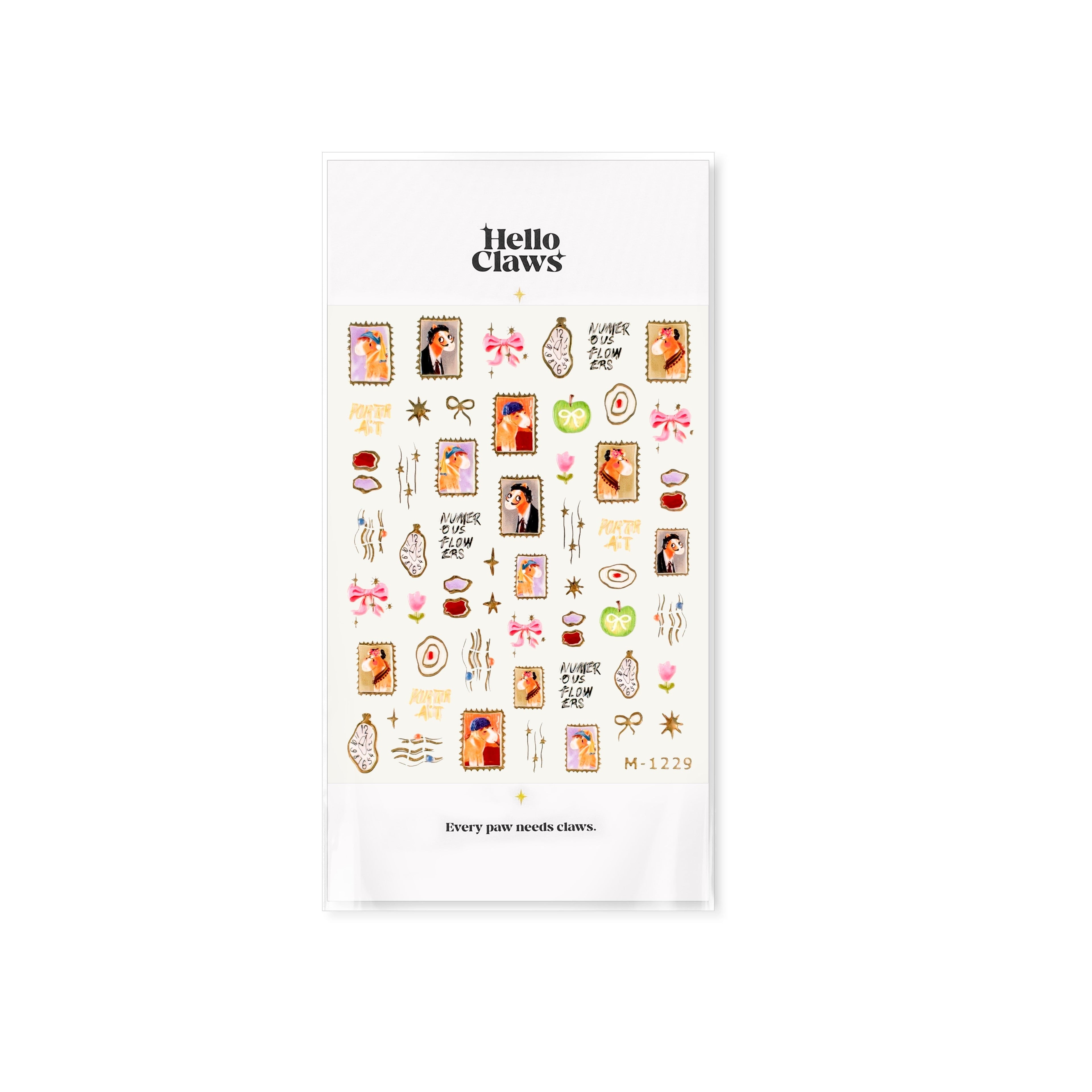 Hello Claws | World Famous Paintings Nail Deco Sticker
