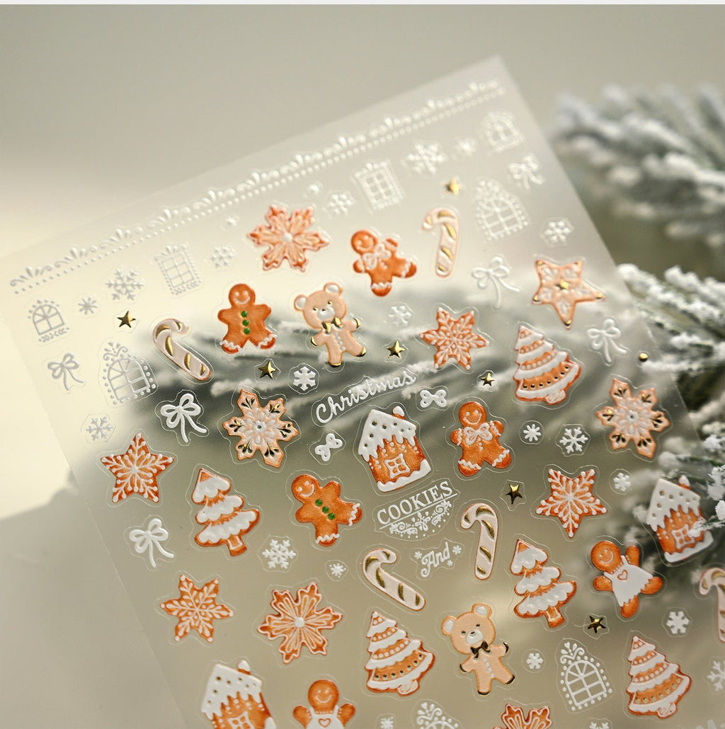 Hello Claws | Gingerbread Nail Deco Sticker
