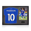 James Maddison Signed Leicester City Shirt Classic Frame