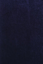 Lyes Velvet Short Sleeved Jumpsuit - Navy