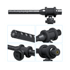 ProSound Shotgun Microphone Super Cardioid Electret Condenser 3.5mm Jack Cold Shoe Mount