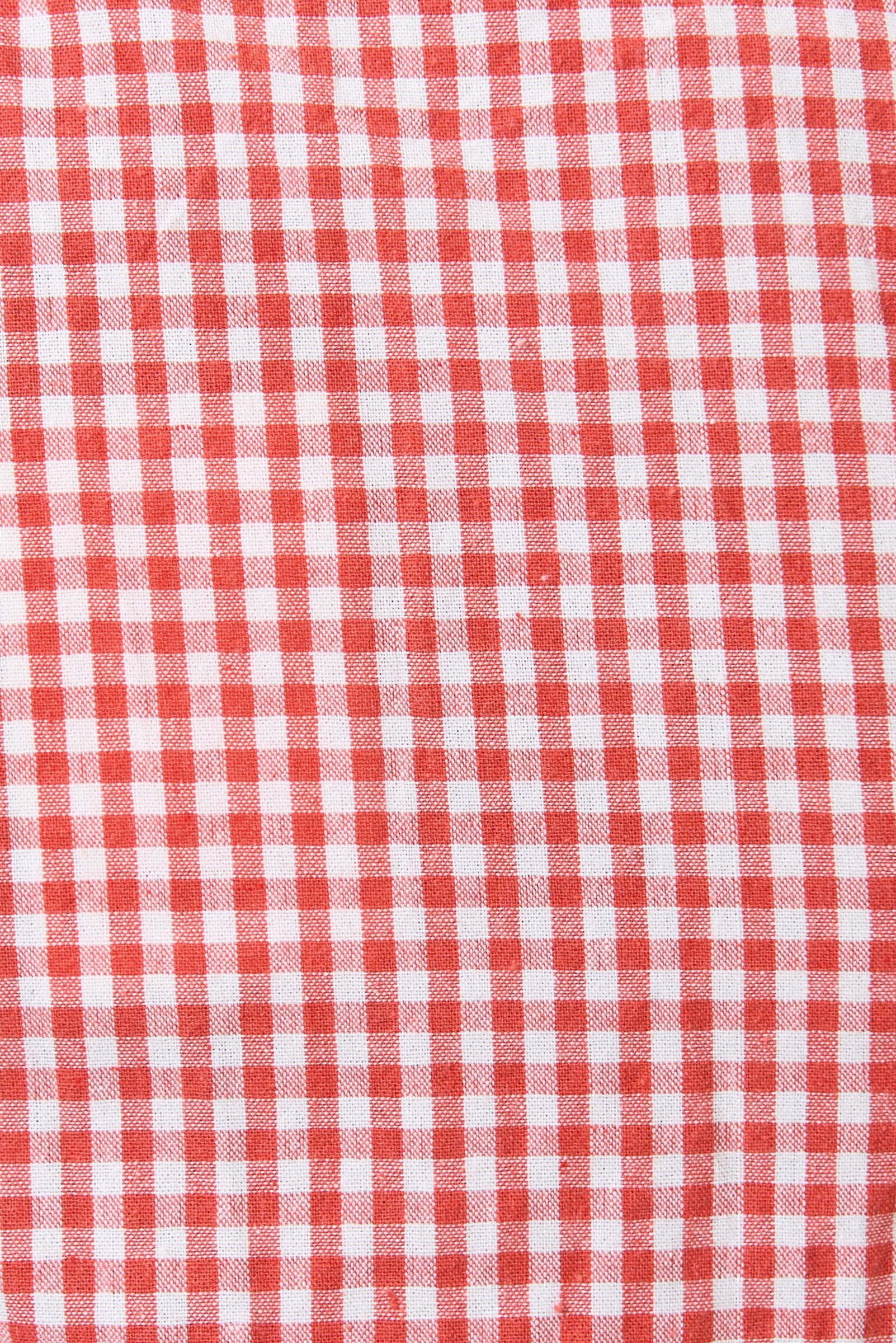 Marleen Gingham Ric Rac Trim Cropped Jumpsuit - Red
