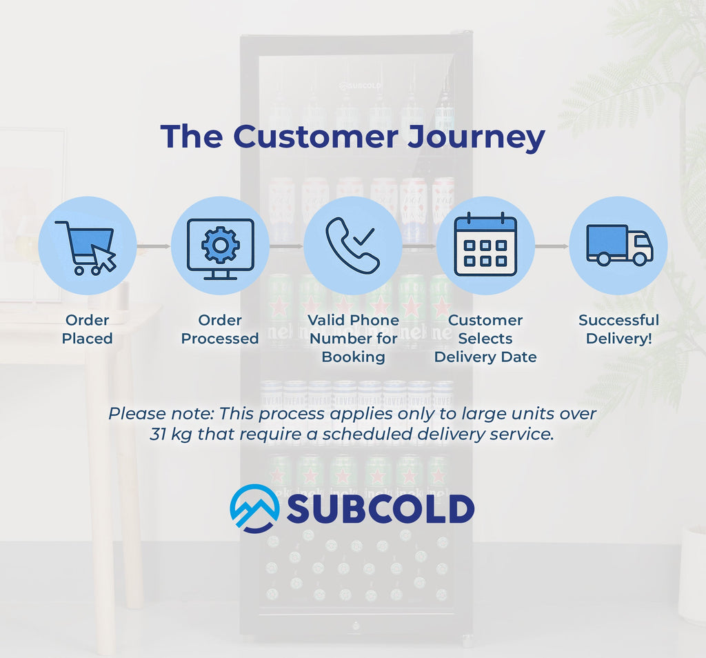 Subcold Maxi250 Tall Drinks Fridge Black