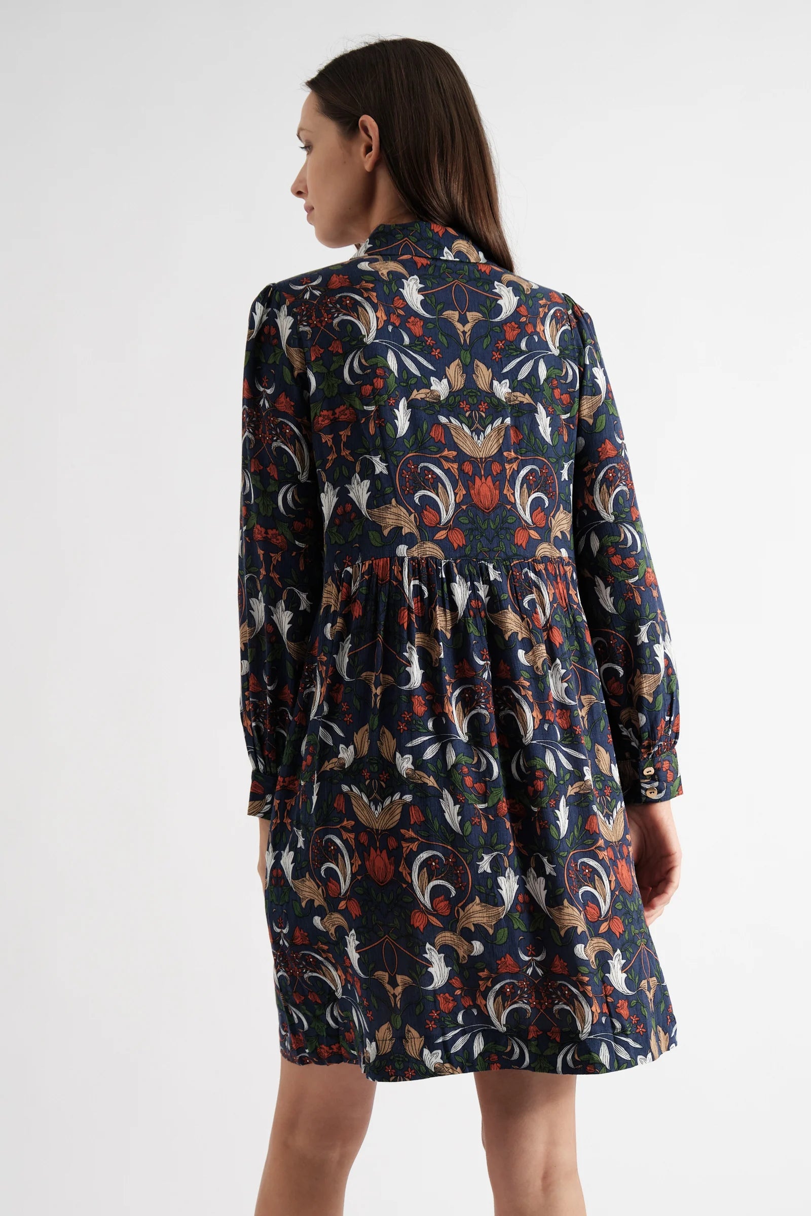 Melly Arts & Crafts Long Sleeve Mini Dress