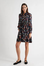 Melly Arts & Crafts Long Sleeve Mini Dress