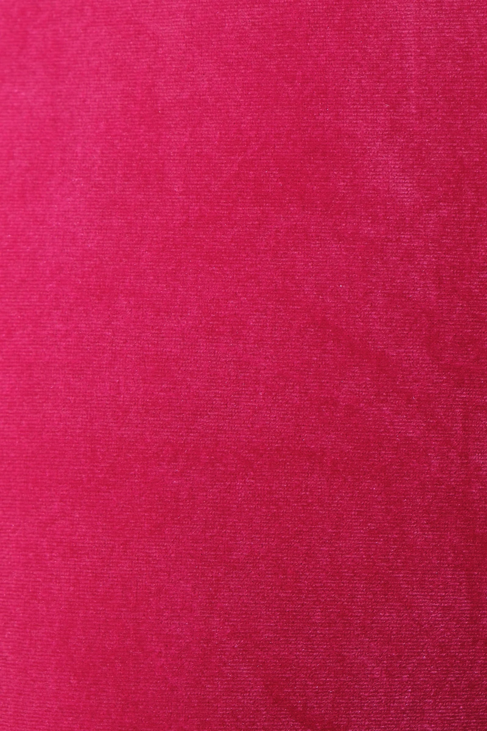 Moa Velvet V-Neck Midi Dress - Pink