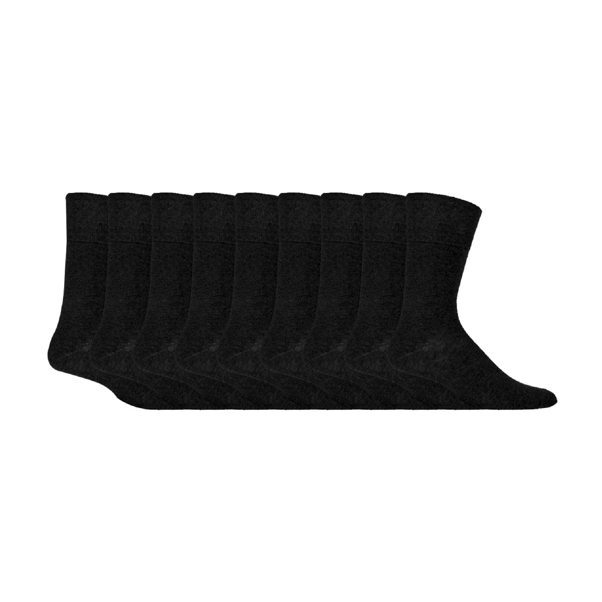 9 Pairs  NON ELASTIC Cotton Mens Socks with Loose Top