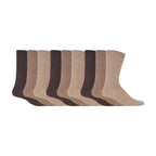 9 Pairs  NON ELASTIC Cotton Mens Socks with Loose Top