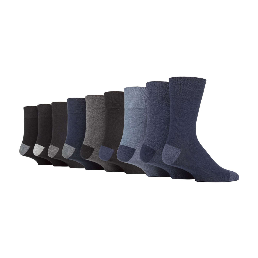 9 Pairs  NON ELASTIC Cotton Mens Socks with Loose Top