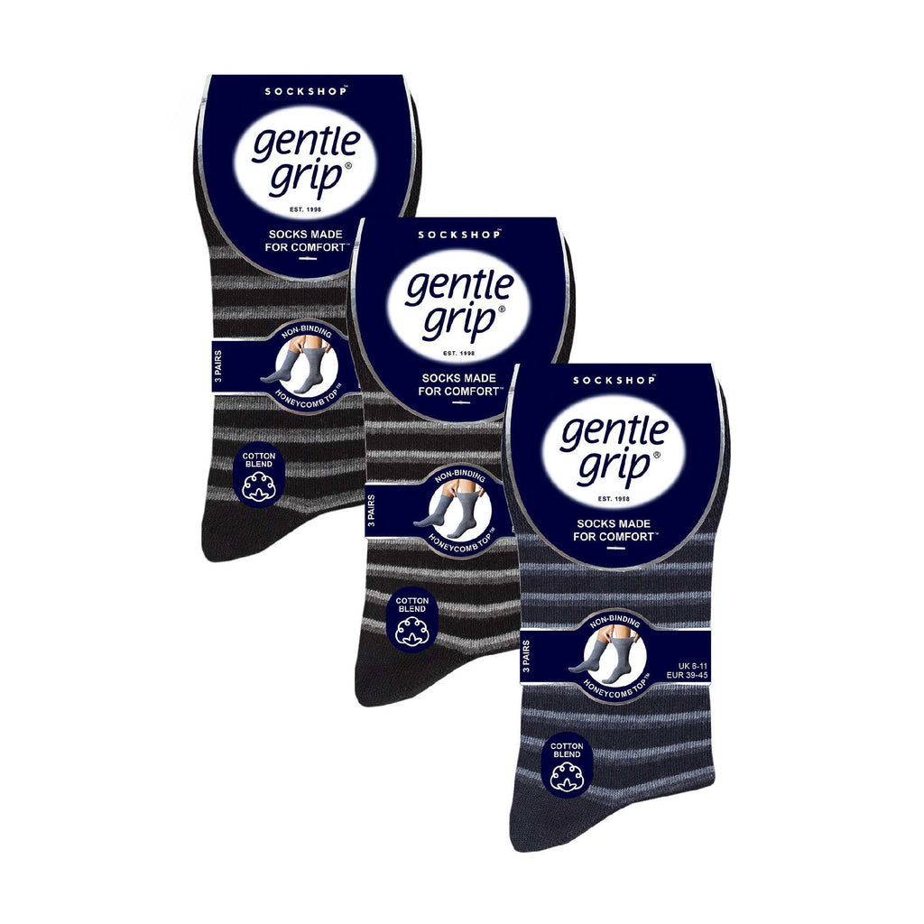 9 Pairs  NON ELASTIC Cotton Mens Socks with Loose Top