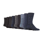 9 Pairs  NON ELASTIC Cotton Mens Socks with Loose Top