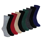9 Pairs Mens Merino Wool Socks in a Gift Box - Warm Soft Premium Comfort Socks