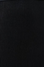 Milene Pleat Long Sleeve Midi Dress - Black