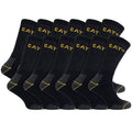 12 Pack Unisex Heavy Duty Work Socks for Steel Toe Boots