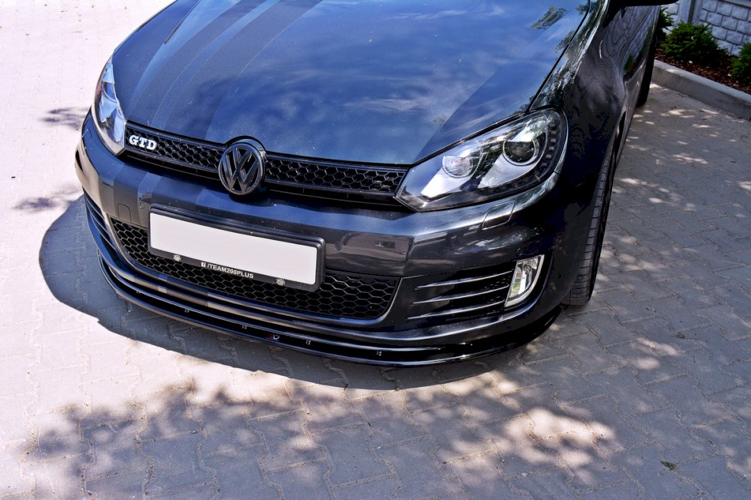 Maxton Design - Front Splitter VER.2 VW GOLF MK6 GTI