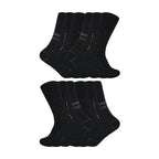 12 Pair Mens Loose Fitting Soft Top Bamboo Diabetic Friendly Socks