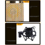 BM-800 Network K-Song Dedicated High-end Metal Shock Mount Microphone Set, BM800 Kit Blue, BM800 Kit Black, BM800 Kit Pink