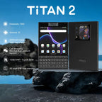 Unihertz Titan 2 QWERTY Physical Keyboard Phone, 12GB+512GB, Fingerprint, 4.5 inch + 2 inch Android 15 Dimensity 7300 5G Octa-Core, Network: 5G, NFC, OTG