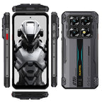 Oukitel WP60 Rugged Phone, 12GB+512GB, Night Vision, 108MP Camera, Side Fingerprint, 7.2 inch Android 15 MediaTek Dimensity 7025 Octa Core, NFC, OTG, Network: 5G, 12GB+512GB