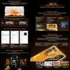 Blackview Oscal FORT 5, 12GB+256GB, 6.78 inch Android 16 Mediatek MT8781 Helio G100 Octa Core, Network: 4G, OTG, NFC