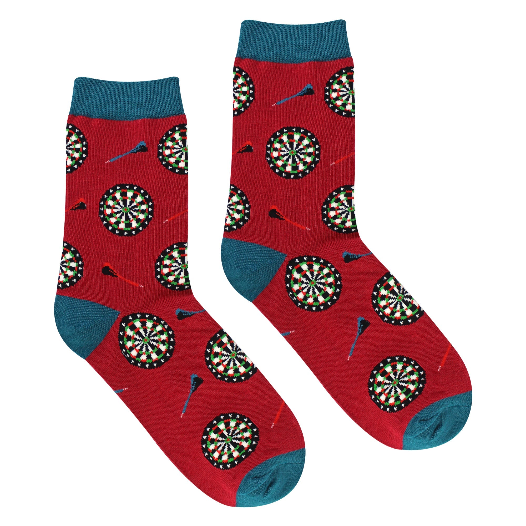 Mens Novelty Darts Dart Boarsd Socks Soft Comfortable Bamboo Socks