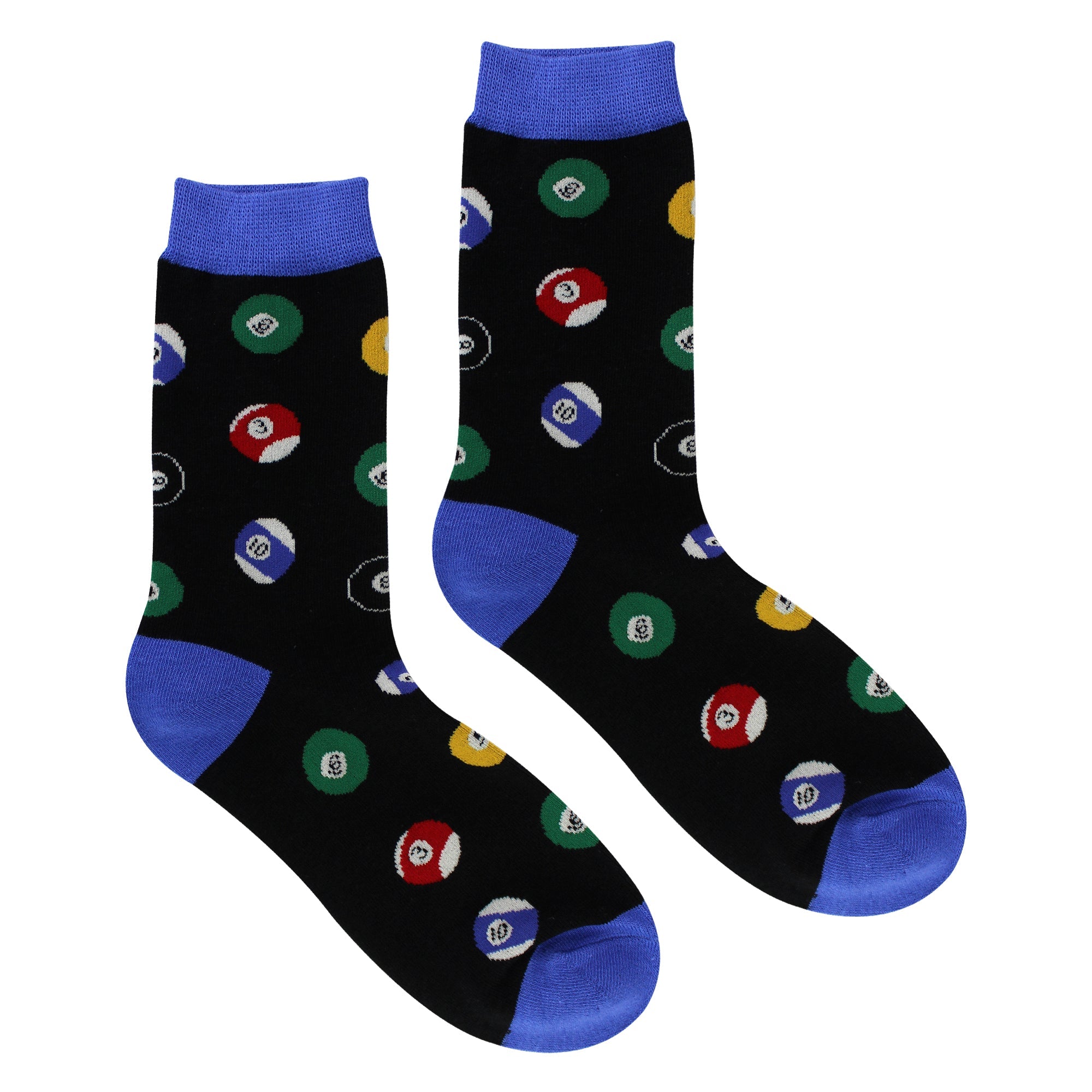 Mens Novelty Pool Balls Snooker Socks Soft Comfortable Bamboo Socks