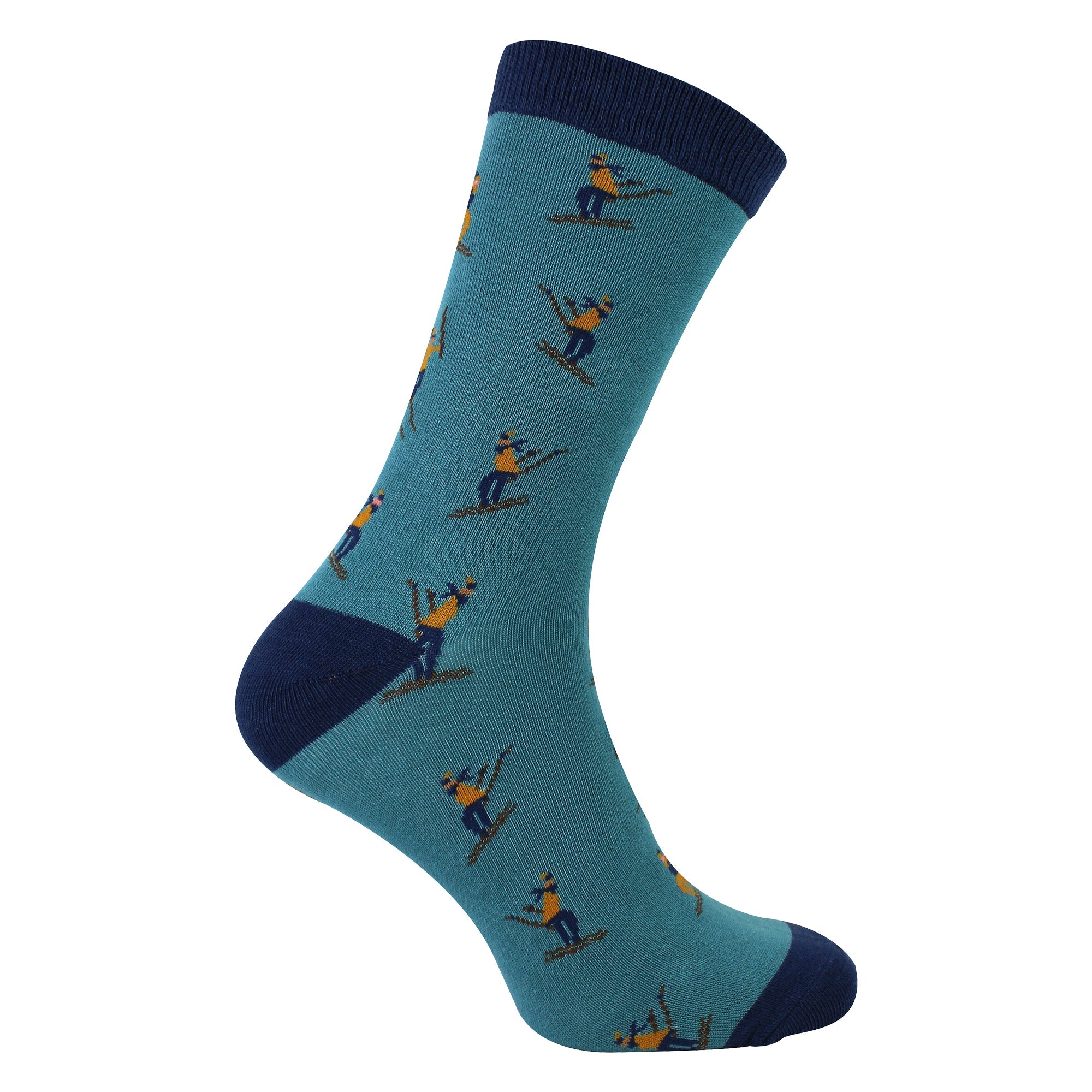 Mens Novelty Skiing Socks Soft Comfortable Bamboo Socks