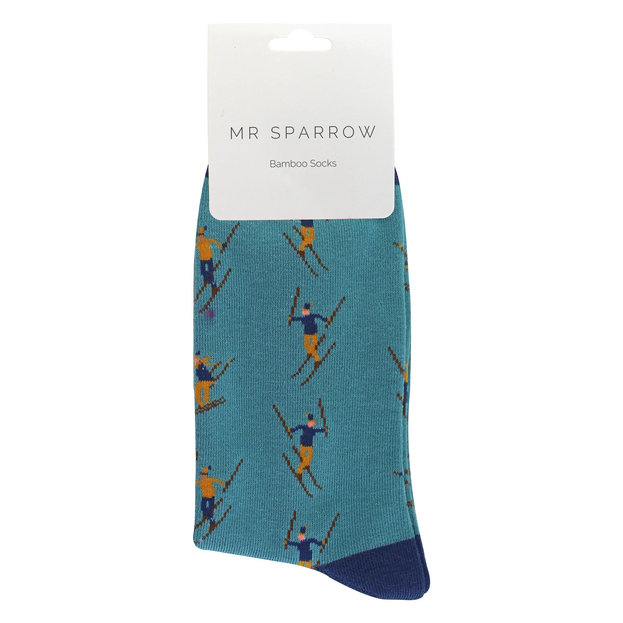 Mens Novelty Skiing Socks Soft Comfortable Bamboo Socks
