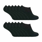 12 Pairs Mens Thermal Winter Invisible Low Cut Trainer Socks