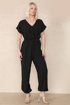 Tie Waist Stylish Harem Jumpsuit