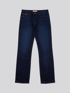 Mens 5 Pocket Regular Fit Denim Jeans in Rinse Wash