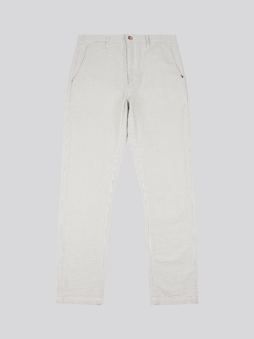 Mens Seersucker Woven Trouser in Northern Droplet