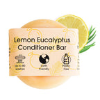 Lemon Eucalyptus Solid Conditioner Bar | Natural Hair Conditioner for All Hair Types | Vegan, Plastic-Free Hair Care