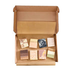 Soap Sampler Gift Set | 8 x 15g Mini Travel Soaps | Natural Handcrafted Letterbox Gift | Vegan, Plastic-Free Skincare