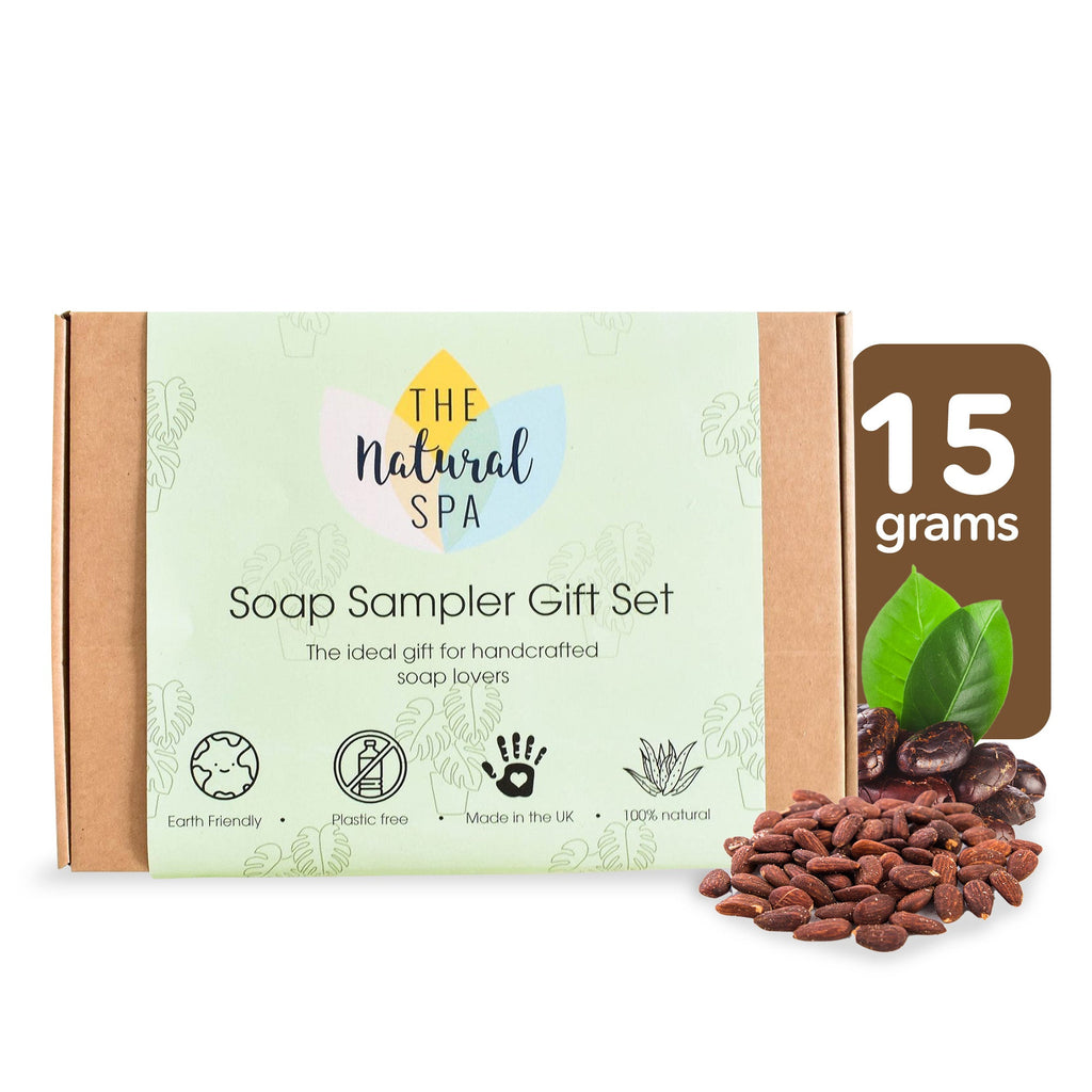 Soap Sampler Gift Set | 8 x 15g Mini Travel Soaps | Natural Handcrafted Letterbox Gift | Vegan, Plastic-Free Skincare
