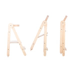 MamaToyz Folding Learning Tower - Natural Beech Wood Montessori Child Safety Platform