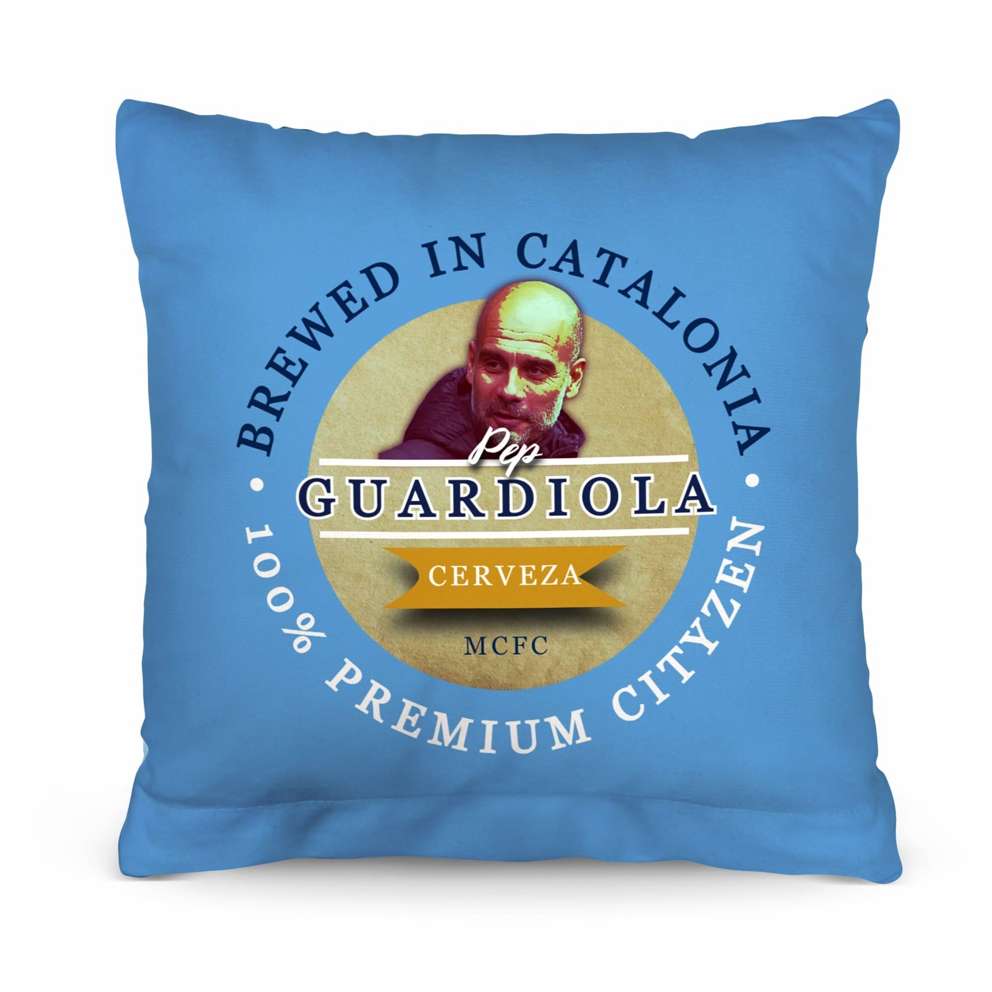 Manchester BlueGuardiola - Football Legends - Cushion 10"