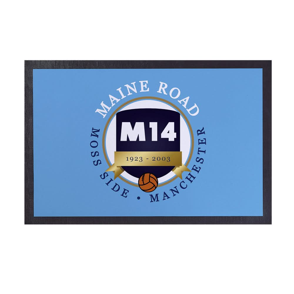 Manchester Blue Maine Road  - Football Legends - Door Mat -60cm X 40cm