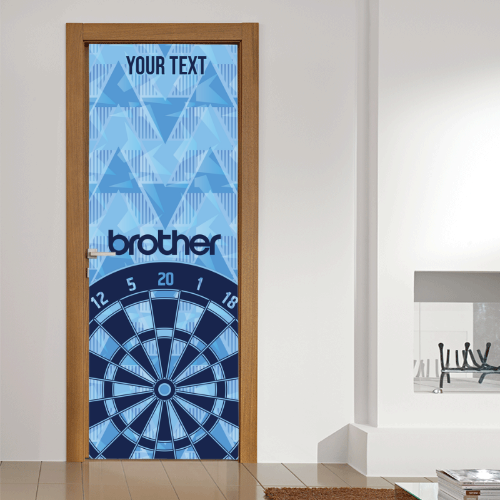 Manchester Blue Retro - 1989 Home - Personalised Darts Wall Banner - Two Sizes [COLLECTIVE]