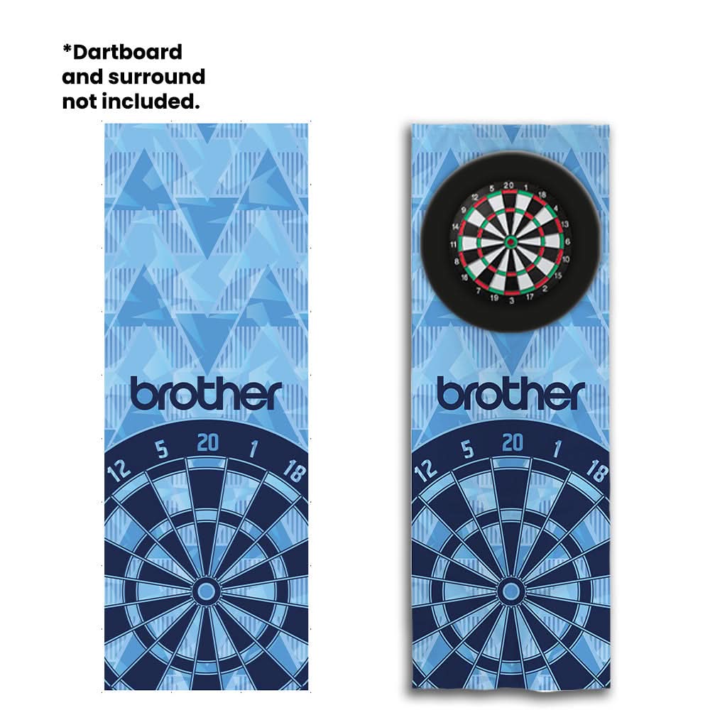 Manchester Blue Retro - 1989 Home - Personalised Darts Wall Banner - Two Sizes [COLLECTIVE]