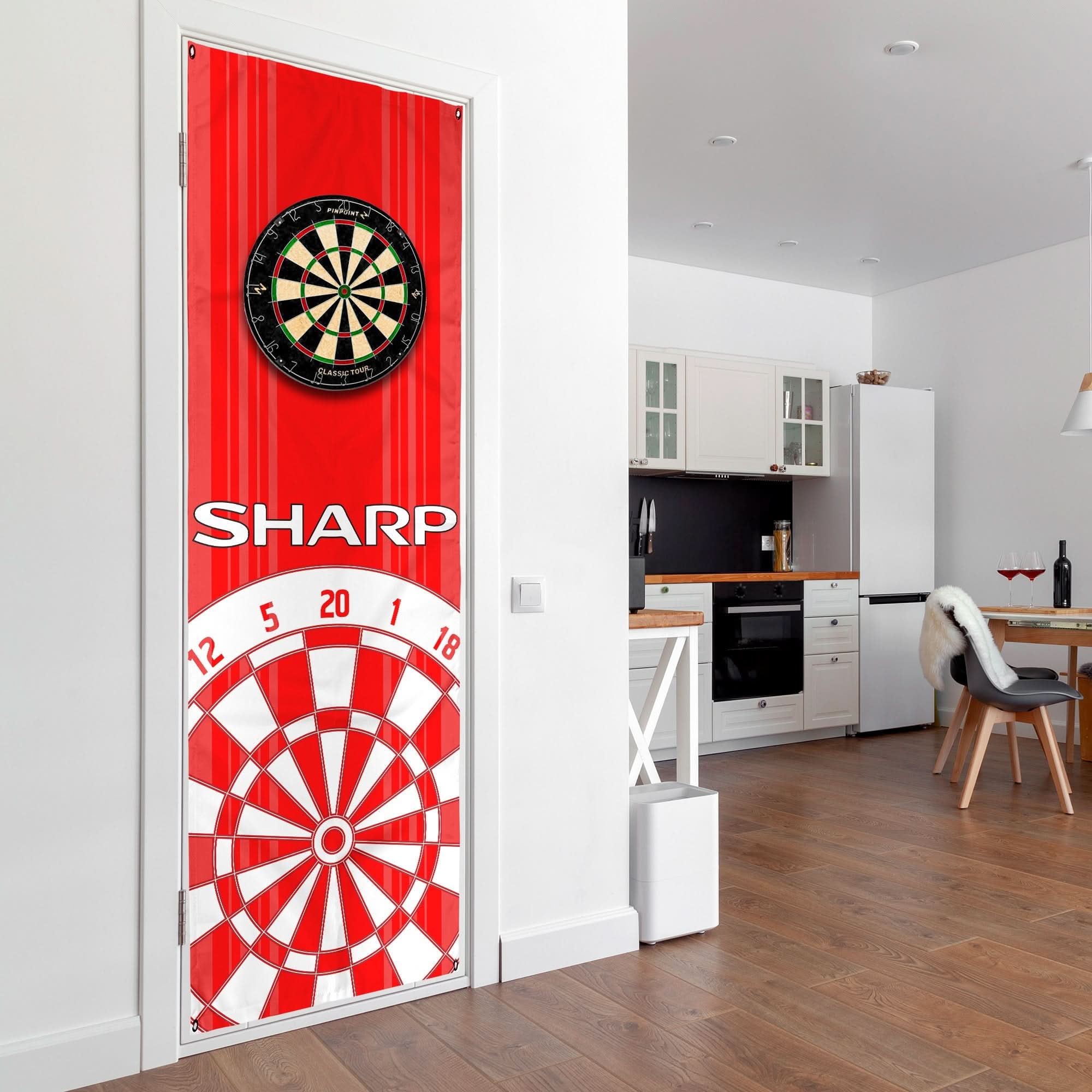Manchester Red - 1999 Home - Personalised Darts Wall Banner - Two Sizes [COLLECTIVE]