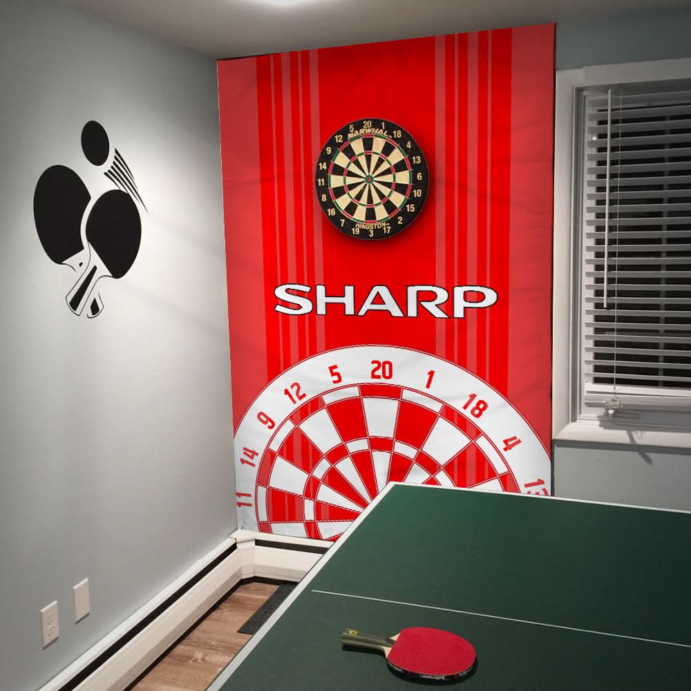 Manchester Red - 1999 Home - Personalised Darts Wall Banner - Two Sizes [COLLECTIVE]