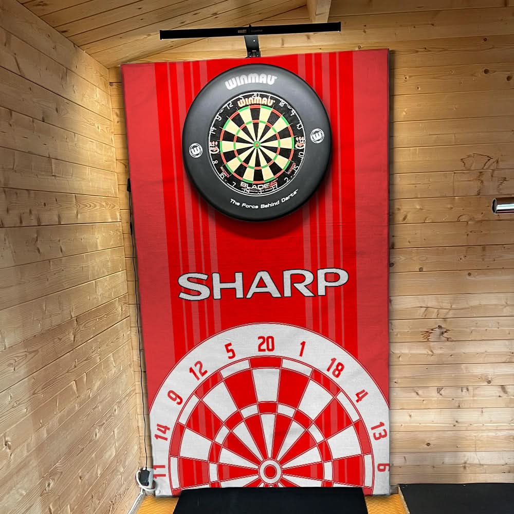 Manchester Red - 1999 Home - Personalised Darts Wall Banner - Two Sizes [COLLECTIVE]